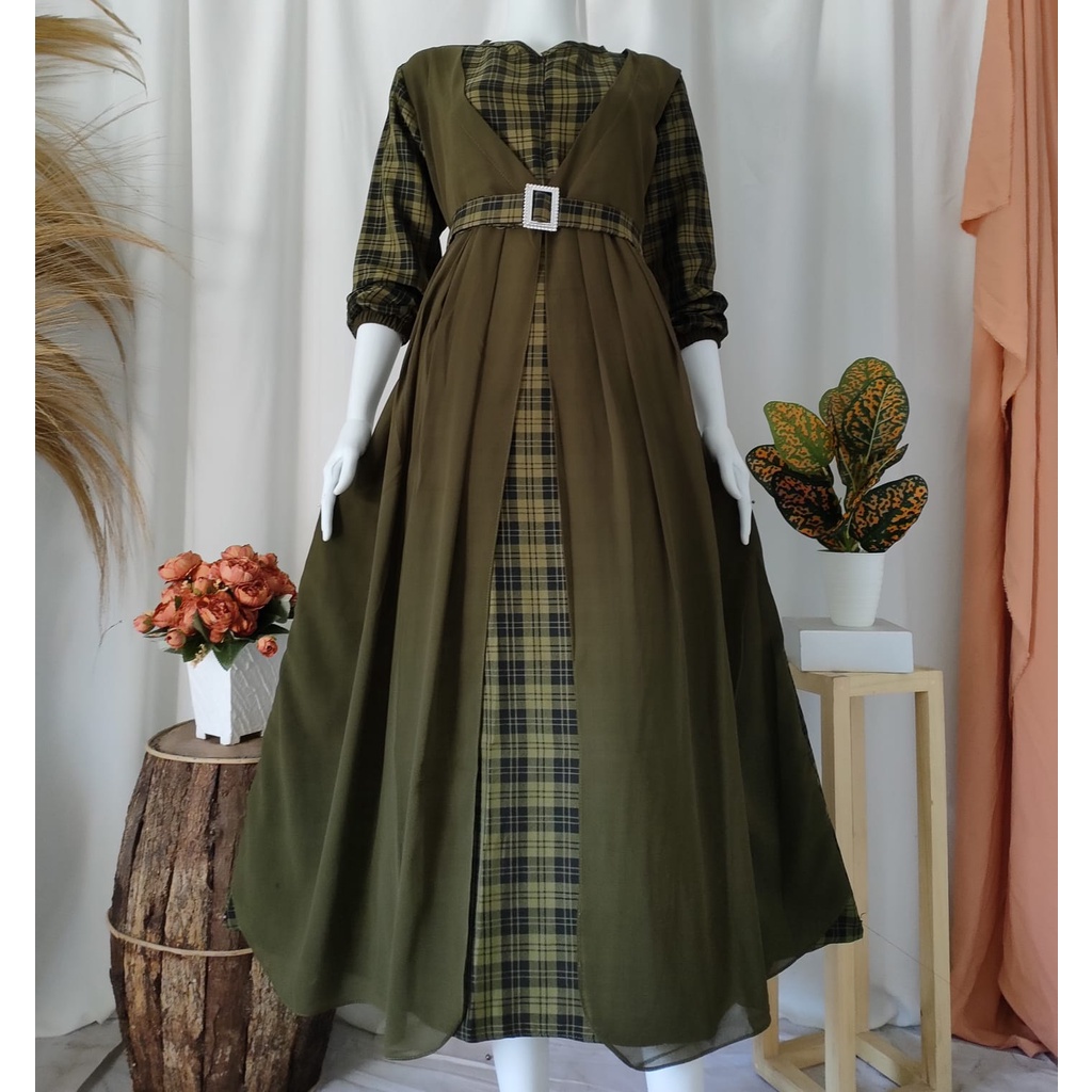 GAMIS ATHIIRA CERUTY KOMBI KATUN FLANEL