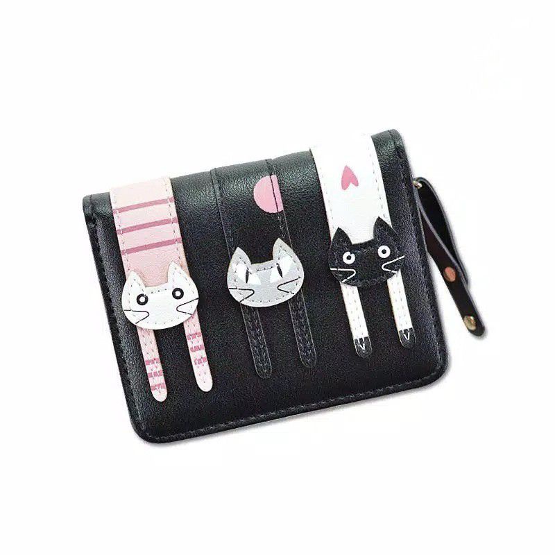 Arifirn Mini Cat Dompet - Dompet Lipat Wanita Murah