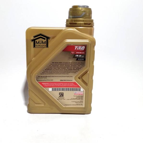 Oli Mesin Mobil Toyota Diesel TMO Gold 5W-30 1 Liter Full Synthetic