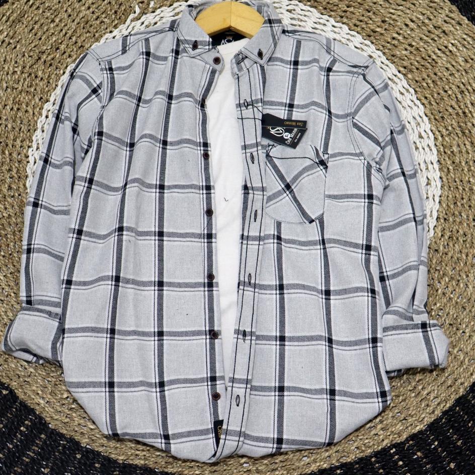 Paling Diminati Bruno_outfit kemeja flanel pria kemeja flanel wanita kemeja flanel anak l laki kemej