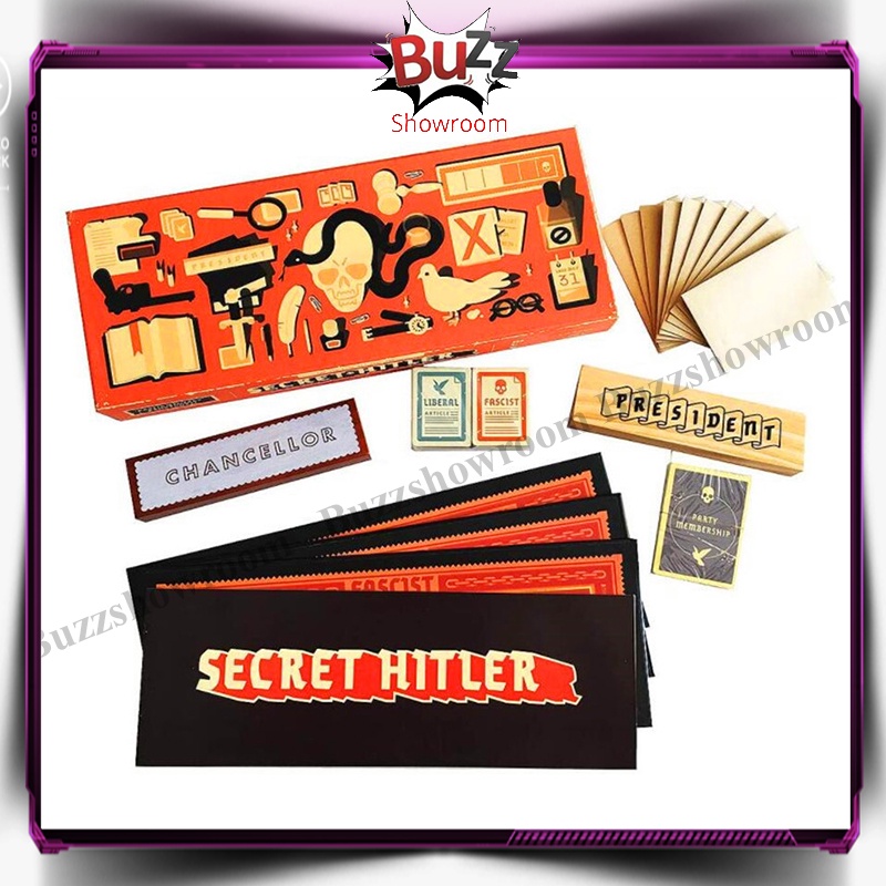 Secret Hitler Board Game Anti Human Card Games