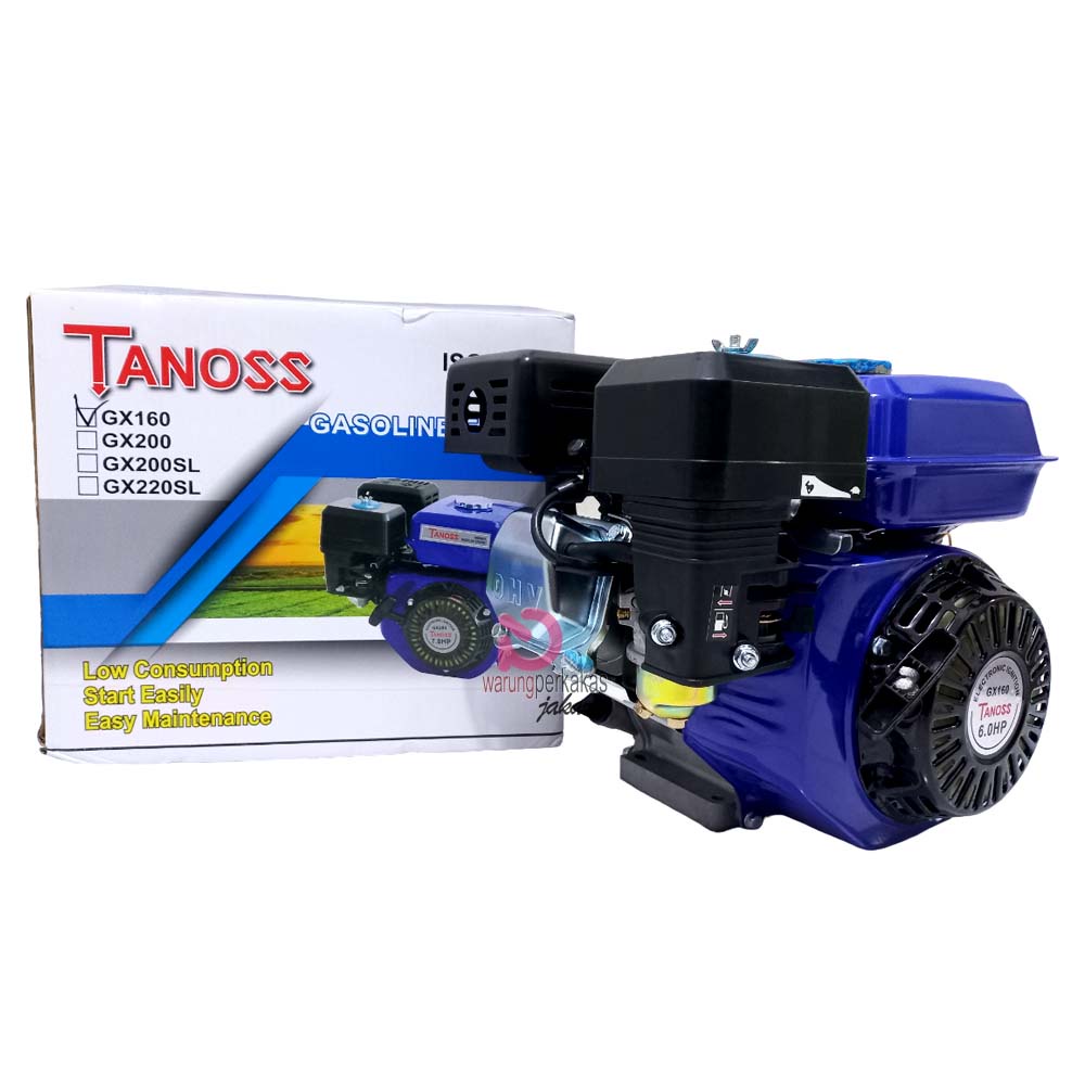Tanoss Mesin Penggerak 6.0 HP - Gasoline Engine GX-160 TANOSS