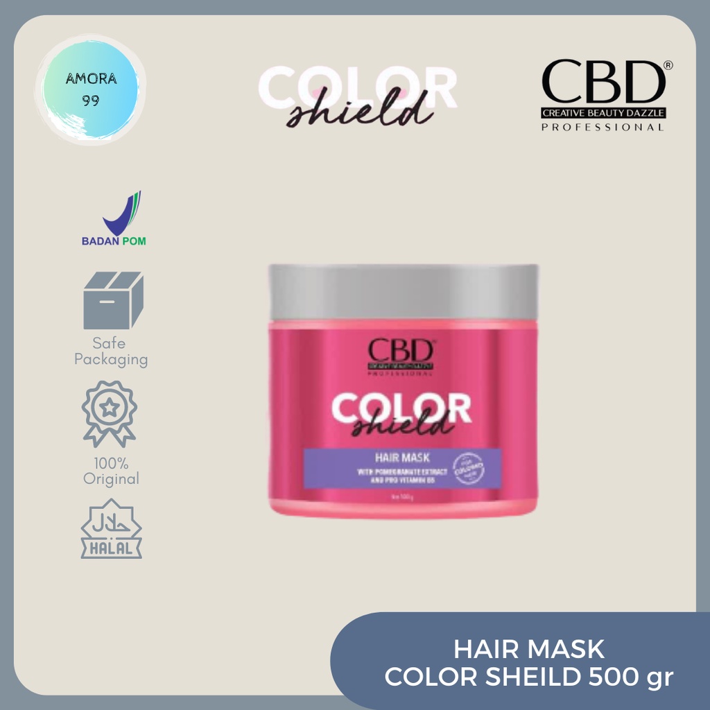 Amora99 || CBD Keratin Color Shield 500gr || Masker Rambut Berwarna