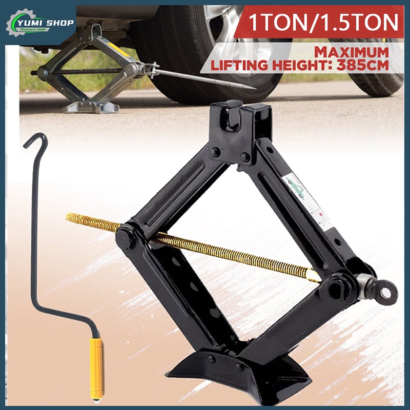 Dongkrak Jembatan Mobil Manual/DONGKRAK JEMBATAN 1.5 TON/CAR SCISSORS JACK 1,5 TON/JEMBATAN SCISSOR JACK KAPASITAS/1 TON/1.5 TON/HIGH QUALITY UNIVERSAL/JEMBATAN SCISSOR JACK KAPASITAS/Scissor Jacks 1 Ton/DONGKRAK MOBIL MODEL