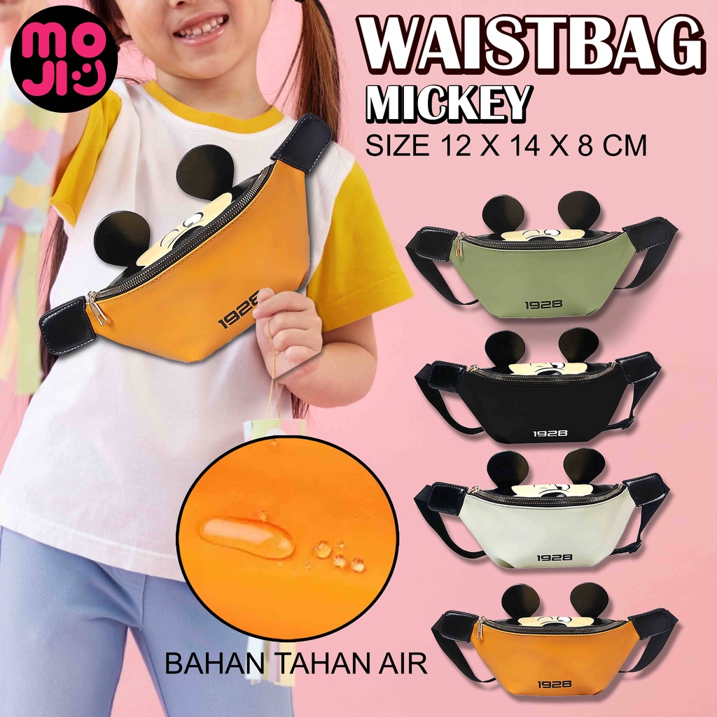 Tas Pinggang Anak Mickey Import #1928 - Waist Bag Anak