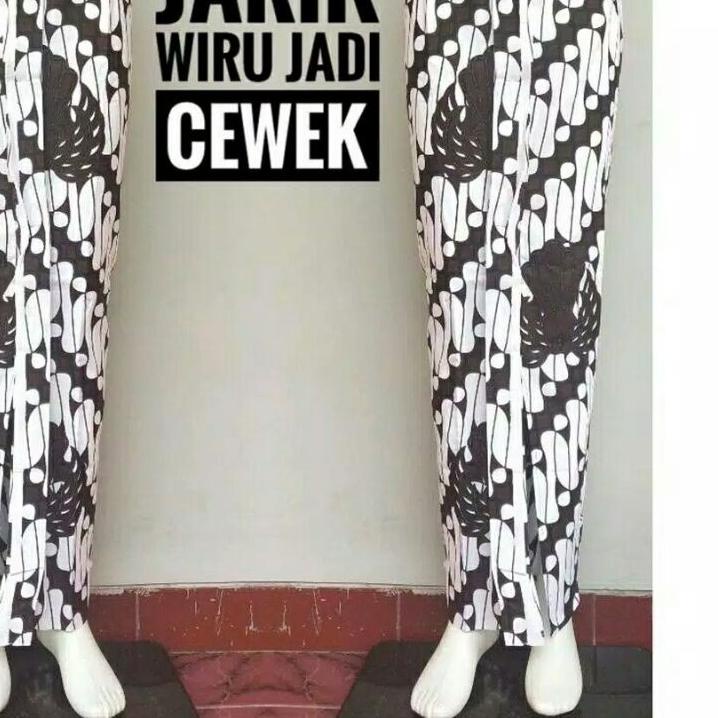 Recomended ROK BATIK WIRU DEWASA PRIA DAN WANITA - ROK BATIK INSTAN - JARIK WIRU INSTAN
