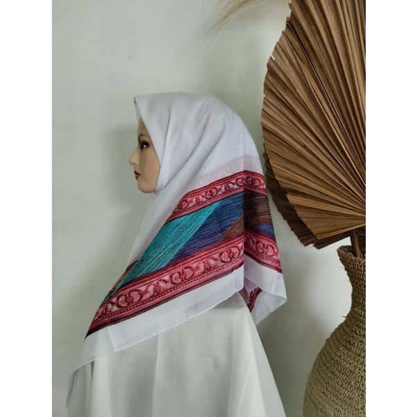 jilbab segiempat motif umama / jilbab  segiempat motif anti kusut / jilbab motif umama scarf / jilba
