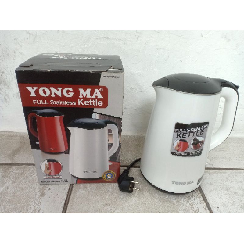 Yong Ma Full Stainless Kettle Anti Panas Murah