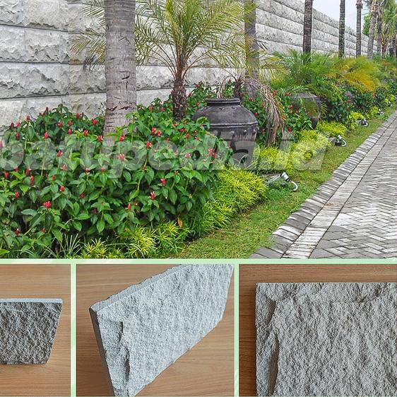 Batu Alam White Palimo Bobos RTA Untuk DInding Tekstur Alami - 15x30