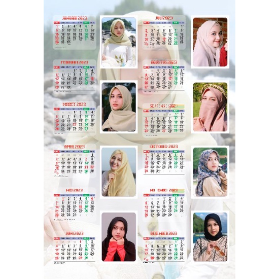 

kalender costum foto viral