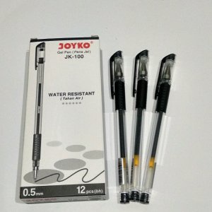 

PULPEN / PEN GEL JOYKO JK 100 WATER RESISTANT [LUSIN-12 PCS]