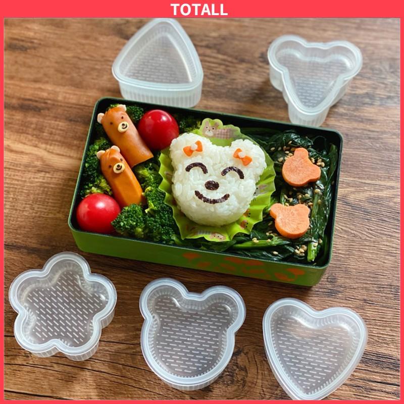 COD Cetakan Nasi Bento Sushi Onigiri Anti Lengket Desain Kartun Gaya Jepang Untuk Dapur-Totall