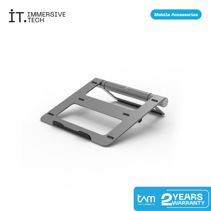 IT Multi Port Laptop Stand 7 in 1 - Gray