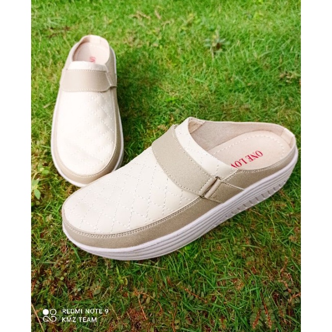 [ONE LOVE] Sepatu Wedges Wanita Terbaru Original Onelove ready Sumut Medan