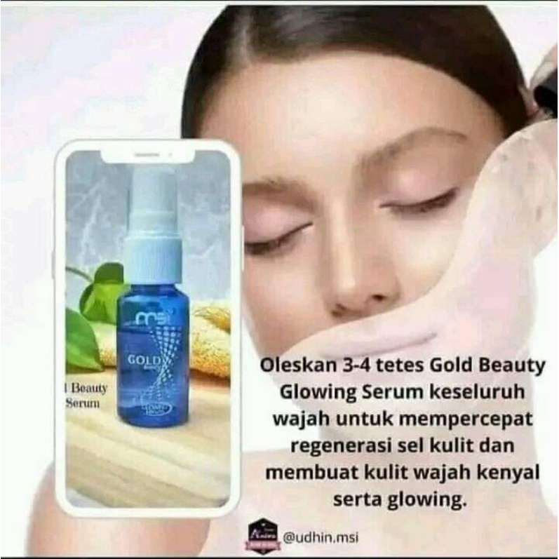 Glowing serum msi