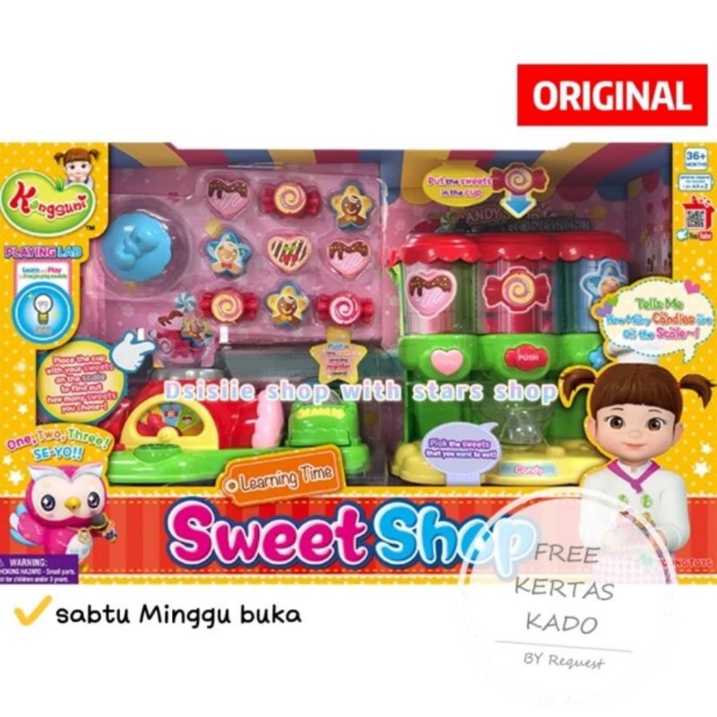 Kongsuni sweet shop Original Young Toys - Mainan Perlengkapan Masak