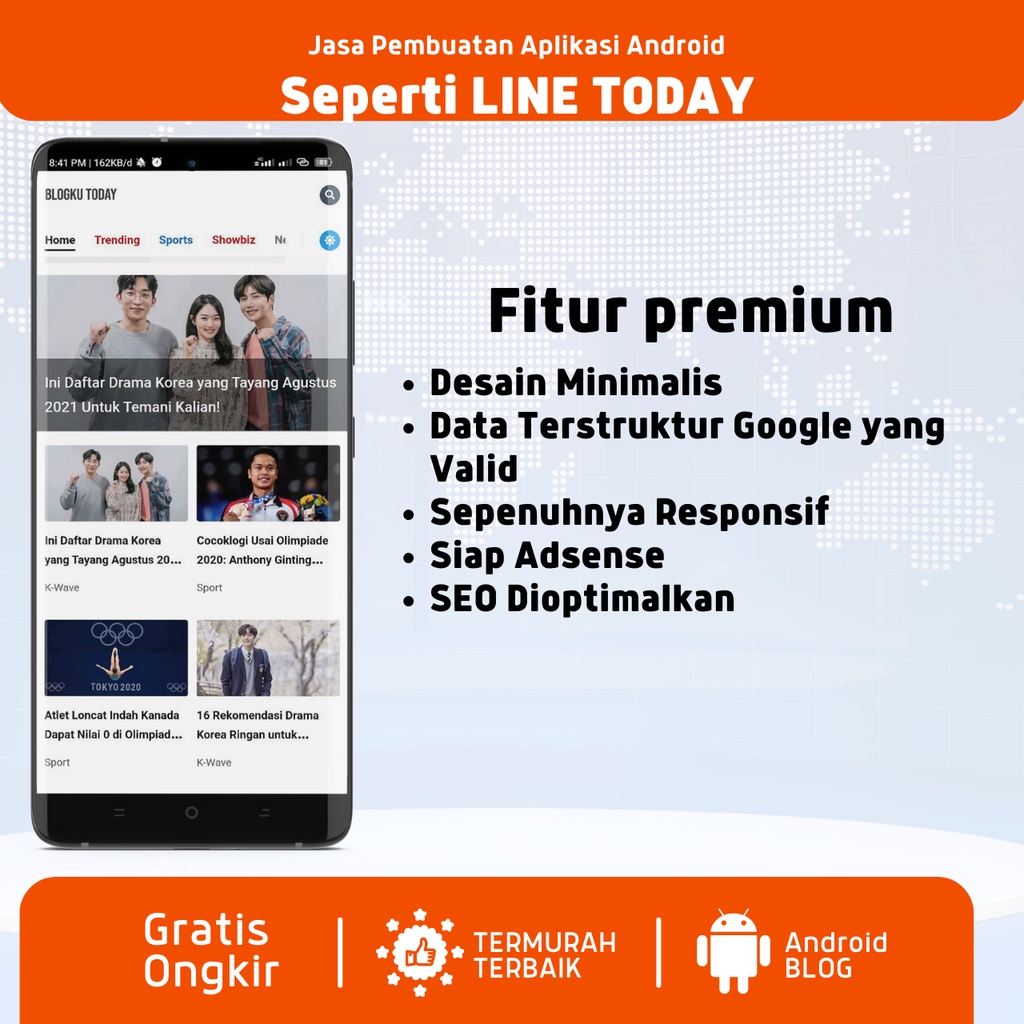 Jasa Pembuatan Aplikasi Android Seperti Line Today Upload ke Playstore