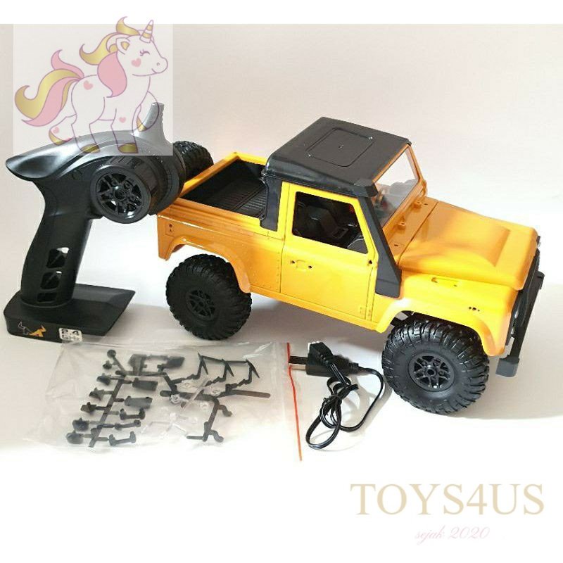 Toys4Us - Mainan Mobil Remote Charger Jeep Besar 4Wd 1:12 RC Rock Crawler Jeep 4Wd Skala 1:12490