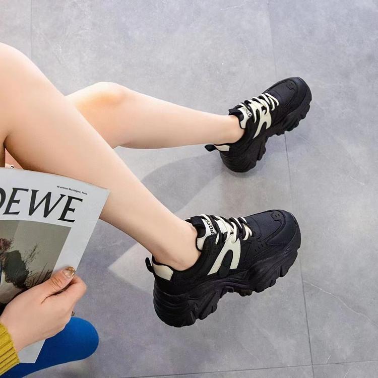 KZT-SW336 SEPATU SNEAKERS WANITA LEATHER VIRAL COD MURAH