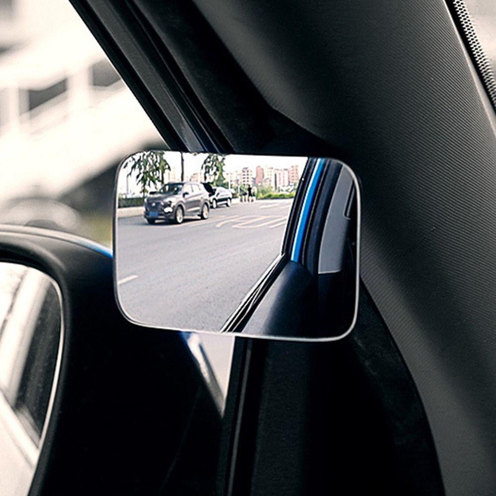 R-flower Interior Rear View Mirror Universal Kaca Mata Belakang Berkendara Aman Blind Spot Mirror