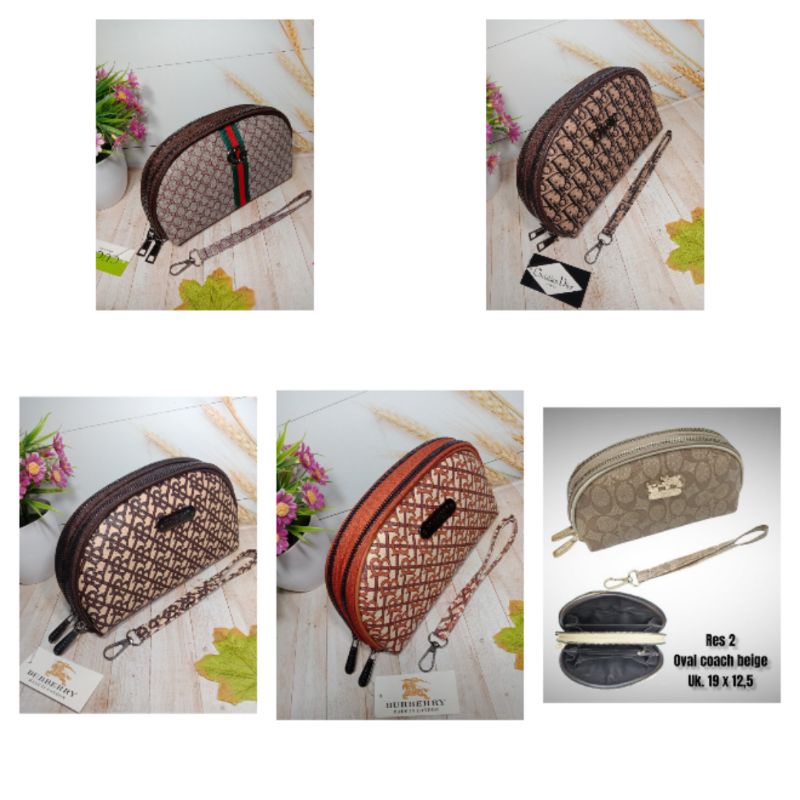 Dompet Oval Wanita Res 2 Free Tali Pendek