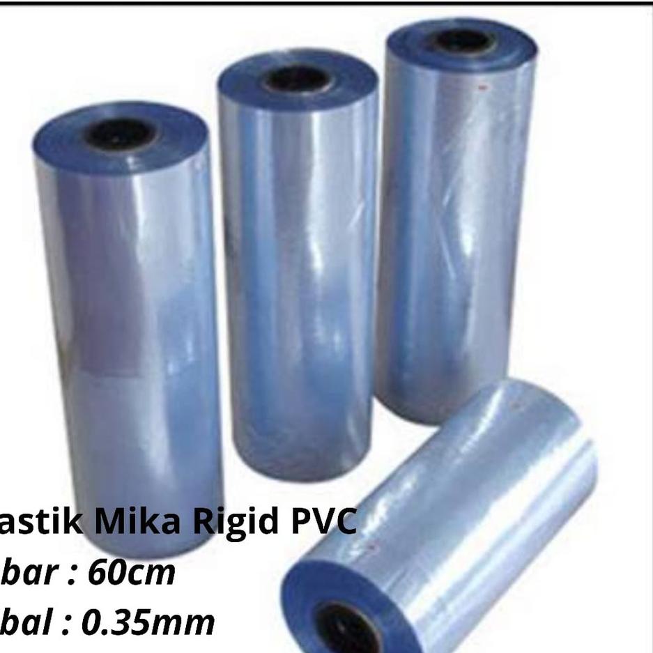 

☝ Plastik Mika Rigid Rigit Kaku Clear Bening 0,35mm Lebar 60cm / Mika Hantaran Seserahan Sourvenir / Mika METERAN ❆