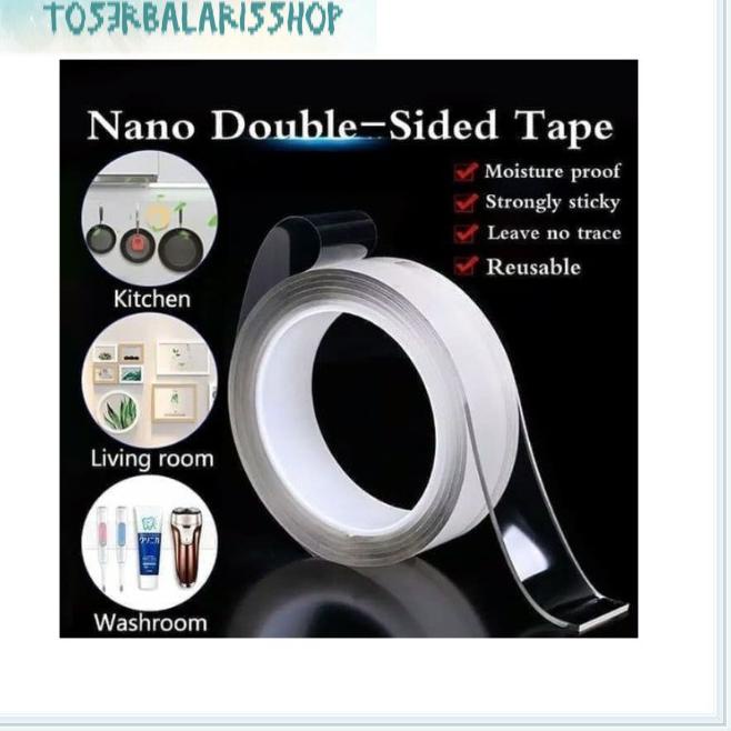 

⇲ DOUBLE TAPE BENING TRANSPARANT SELOTIP / PEREKAT ISOLASI ㊧
