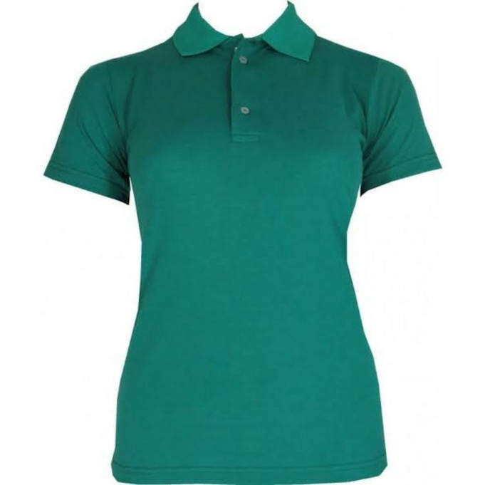 Polo Shirt Women / Kaos Kerah Wanita Hijau Tosca