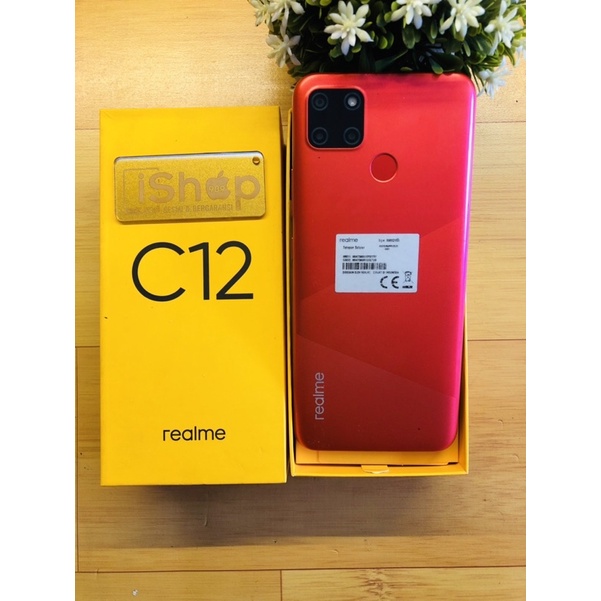 Realme C12 3/32 GB Ex Resmi Realme Indonesia Original Second Bekas Seken