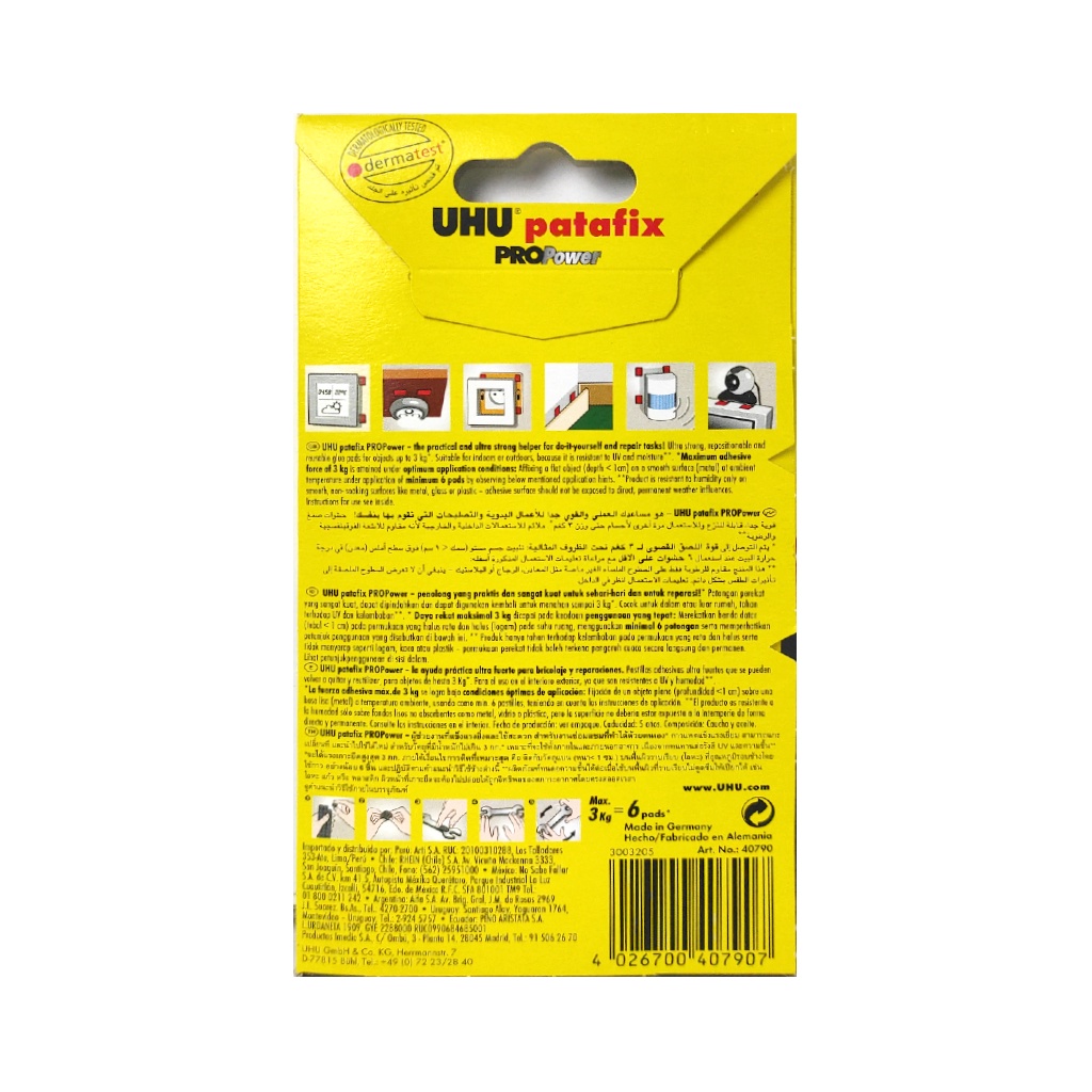 

HJK UHU Patafix Deco & Pro Power Lem Perekat Praktis Serbaguna / Adhesive Original Made In Germany