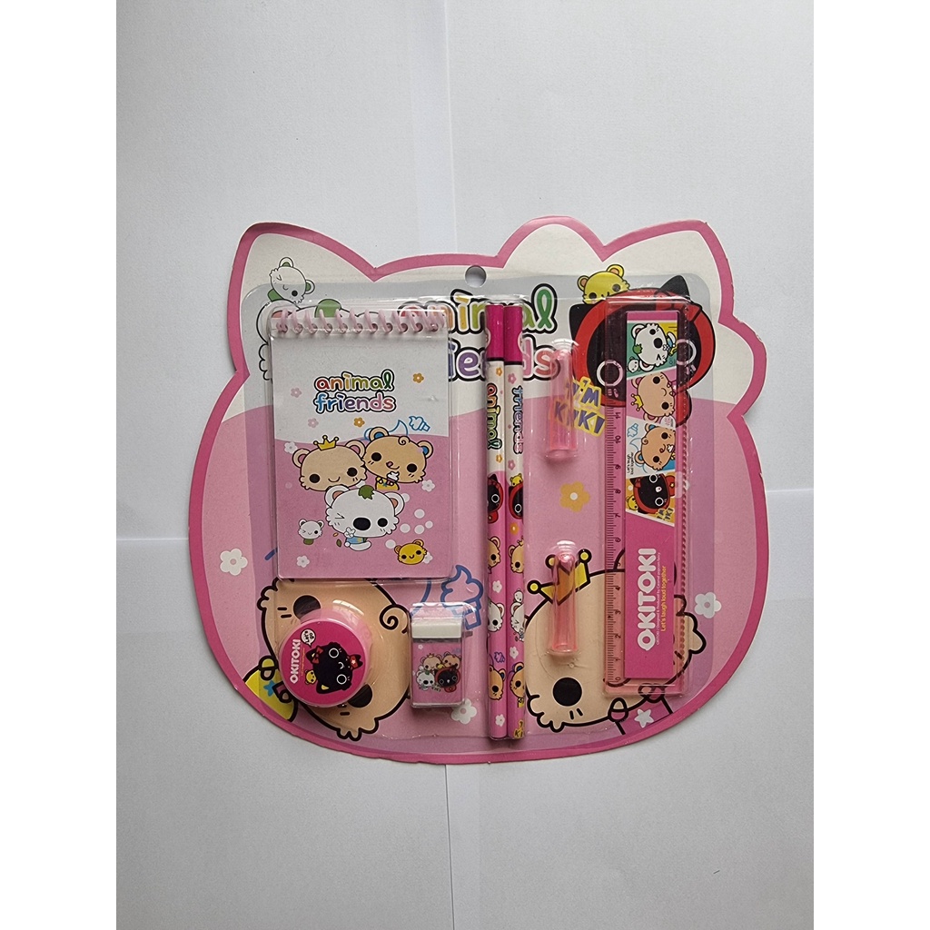 Serenity Alat Tulis Set Stationary Set Pensil Peraut Pena Penggaris Penghapus ATS02