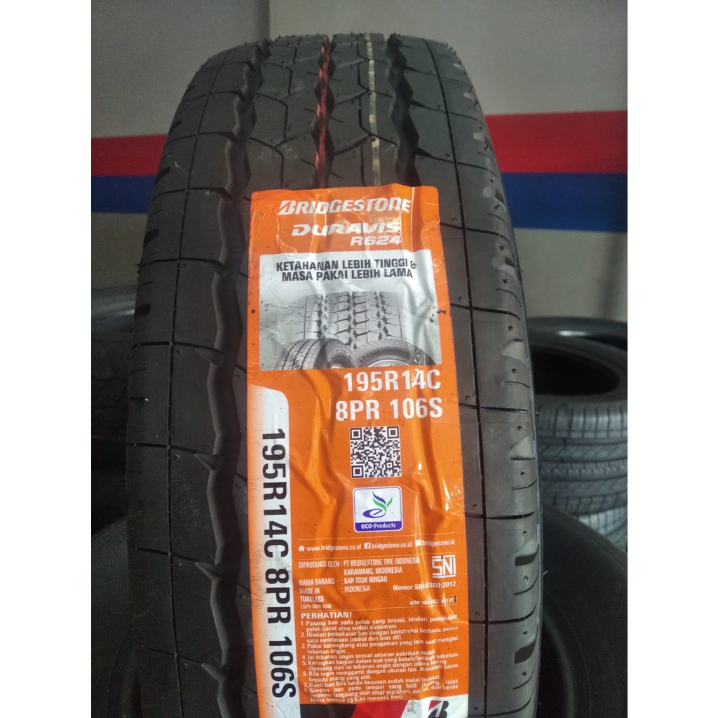 Ban Mobil Bridgestone Duravis 195 R14