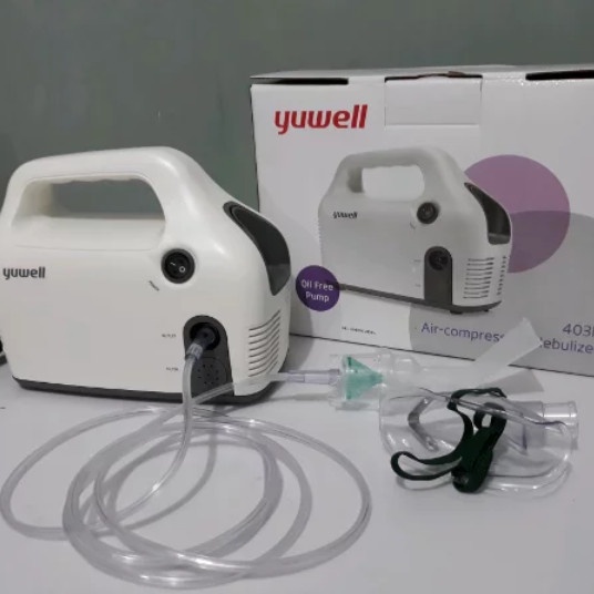 Alat Nebulizer Portable Yuwell 403 D Air Compressing / Alat Nebul Uap