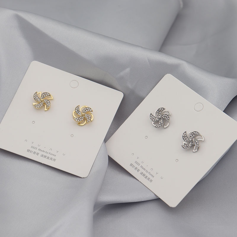 Anting S925 Silver Bentuk Bulan Bintang Butterfly Dan Hati Gaya Korea Untuk Wanita