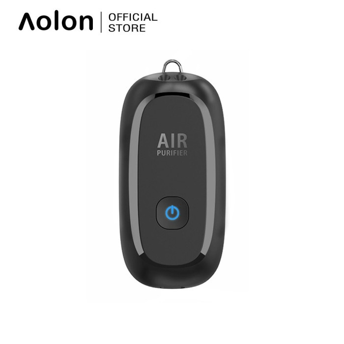 PROMO Aolon M8 Kalung Air Purifier / Generator Ion Negatif Mini - Hitam