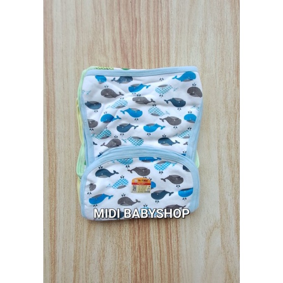 12 Pcs Popok Kain Bayi Jumbo Motif Premium Quality Saffenda Baby SNI