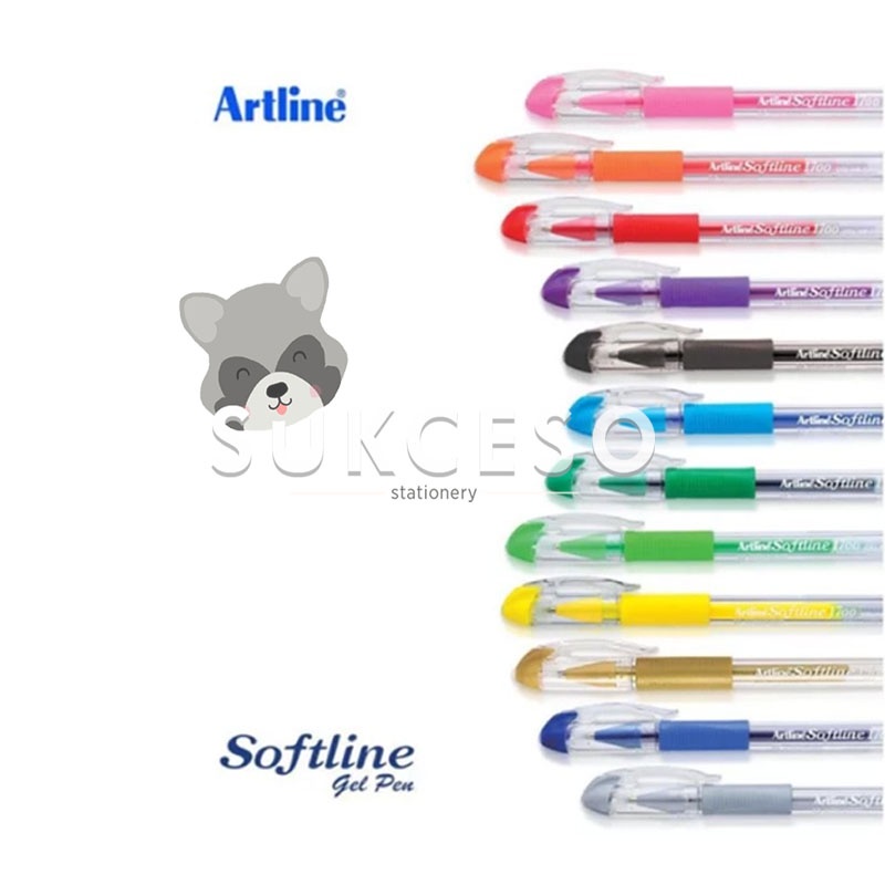 

Artline Gel Pen Softline Full Color 0.7mm & 1.0mm EGB 1700 1900 / Pulpen Gel Murah Berkualitas