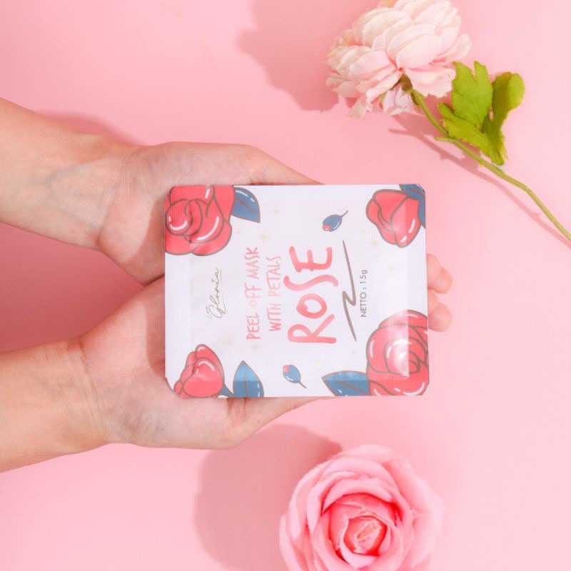BPOM Pell Off Mask Petal by Lea Gloria - Masker Pell Off Semi Transparant Clear Peel Off