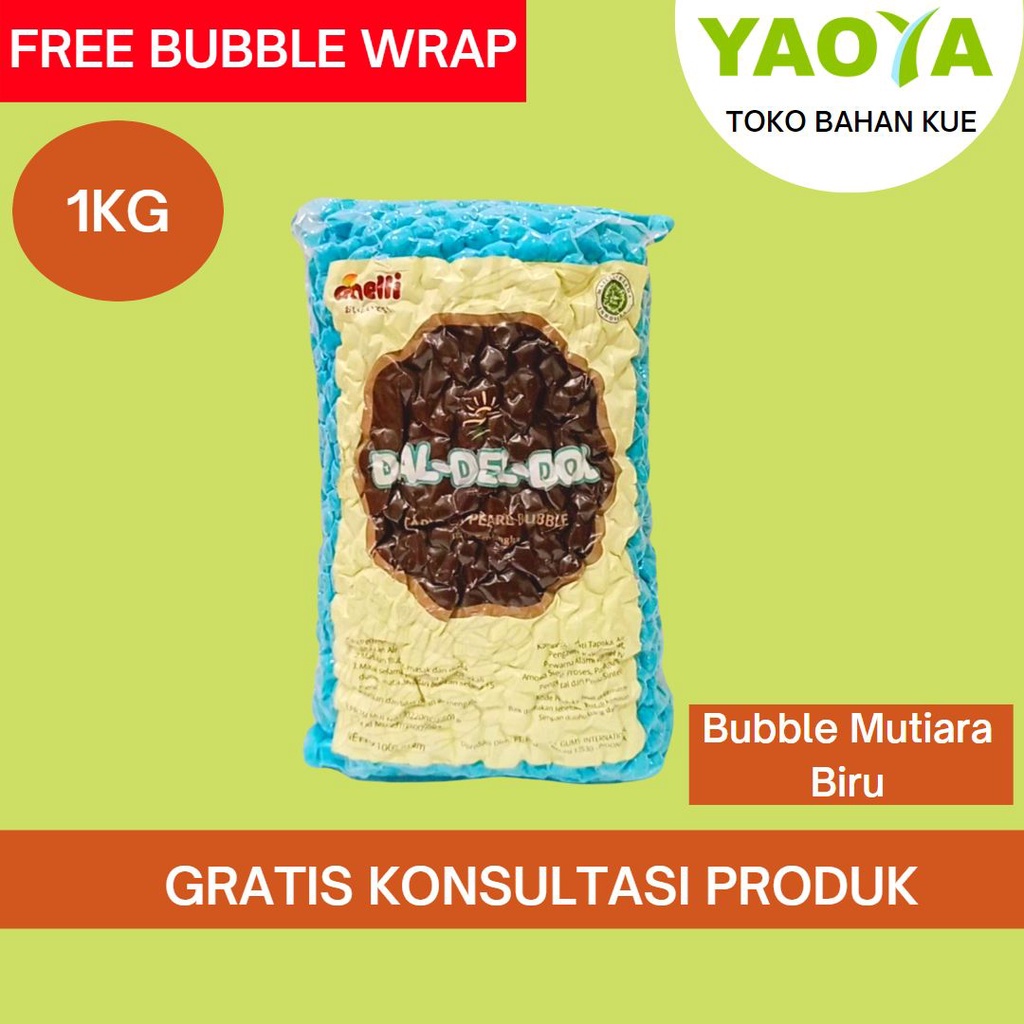 

BUBBLE MUTIARA 1KG BIRU