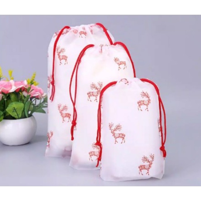 TRAVEL POUCH MOTIF LUCU POUCH BERUANG SERUT POUCH ANTI AIR