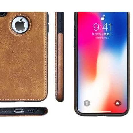 Case Casing Kulit IPhone X XS XR XS MAX EXCLUSIVE - Navy