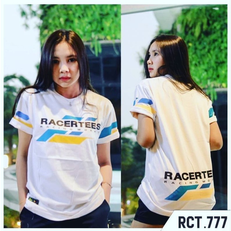 KAOS RACERTEES ARTIKEL BARU FREE STICKER BISA COD