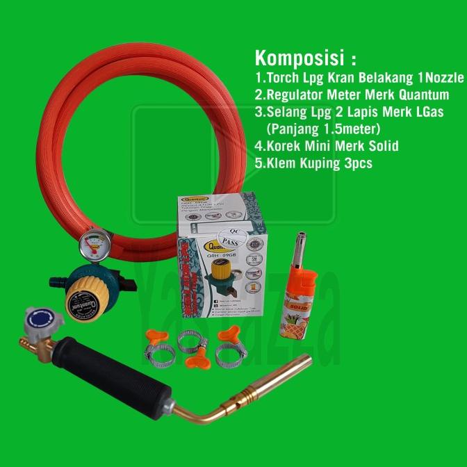 Paket torch lpg / torch lpg 1set /paket alat las ringan / blow torch