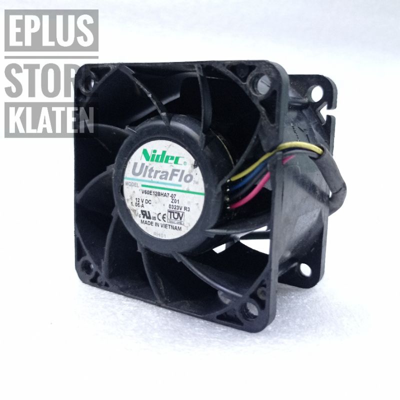 kipas 6cm 12V 1.05A Nidec UltraFlo highspeed kp187