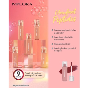 IMPLORA JELLY TINT GLOSSY PLUMPY LIPTIN