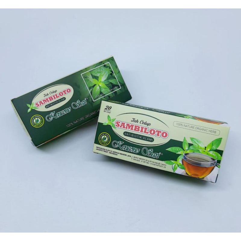 

Teh Celup Sambiloto by Kencono Sari # 20bag
