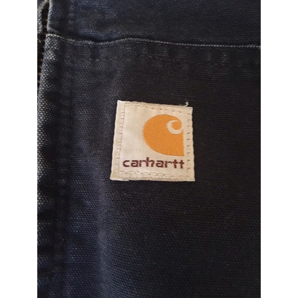 Vintage Carhartt duck active zip jacket bekas second