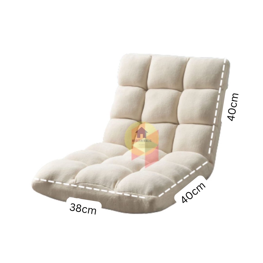 Discount Kursi Lesehan Lipat Portable Sandaran Gaming Sofa Kursi Lantai Lazy Sofa Bed Kursi Santai