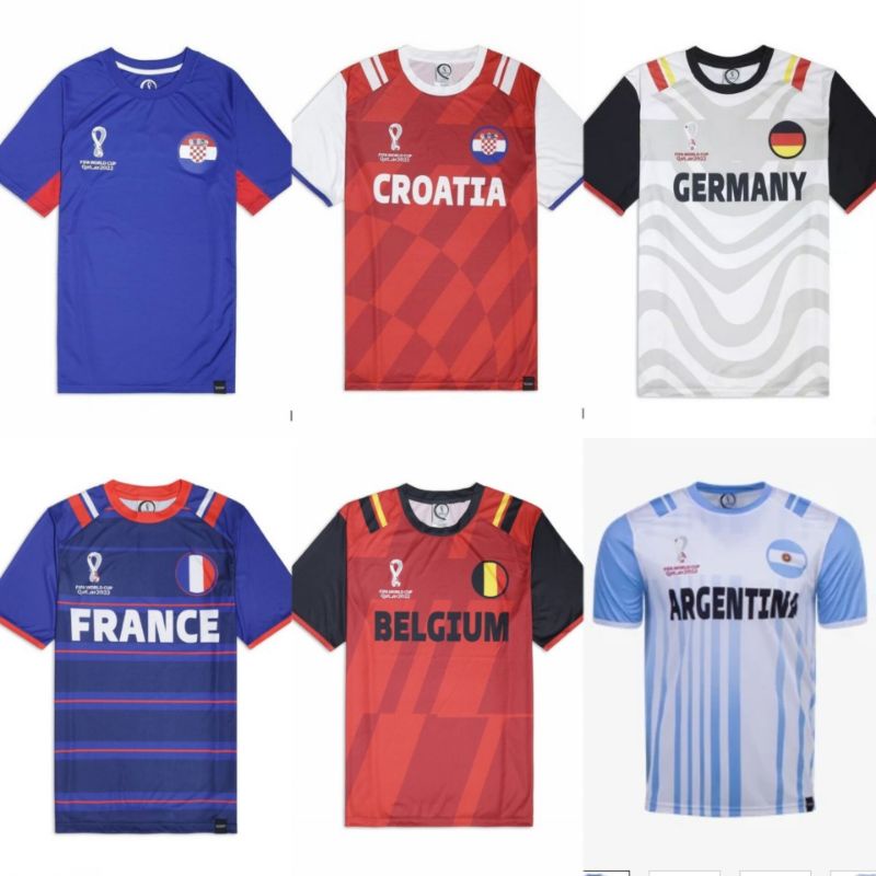 KOLEKSI KAOS JERSEY TRAINING ORIGINAL MERCHANDISE WORLD CUP QATAR 2022