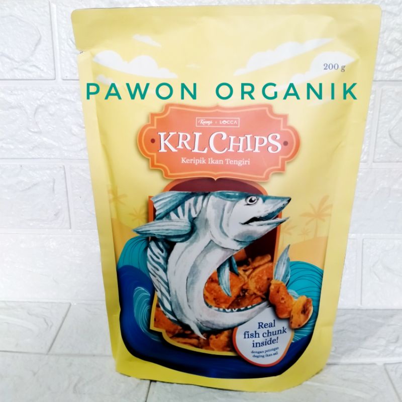 Locca Kremes Kremesan Ayam 100gr | Teri Crispy 80gr | KRL Chips 200g